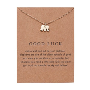 Fashion Halskette mit Talisman "Good Luck"