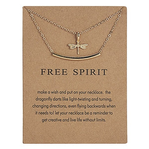 Fashion Halskette mit Talisman "Free Spirit"