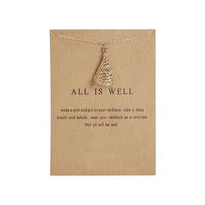 Halskette mit "ALL IS WELL" Talisman